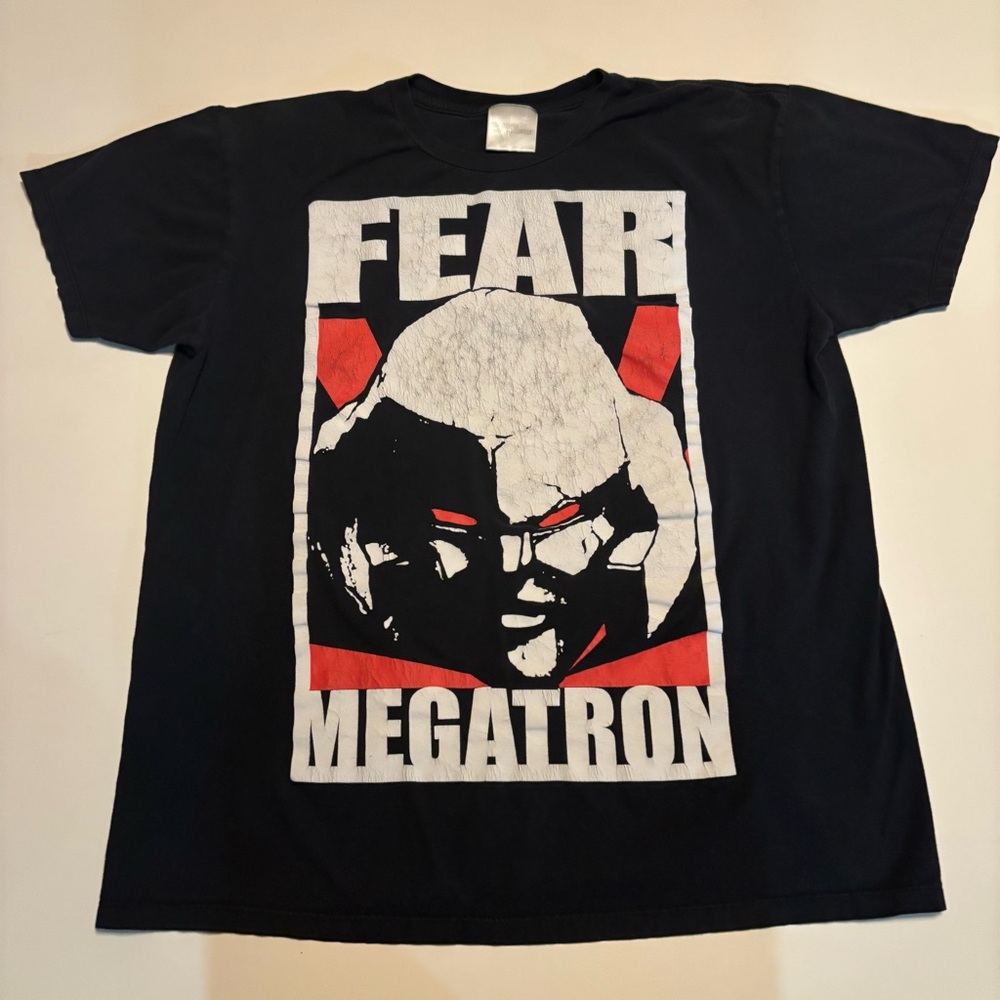 2011 Fear Megatron transformers movie/show promotion shirt